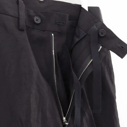 Draw Cord Wide Straight Trousers