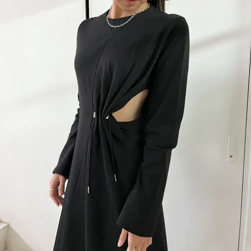 Drawstring Dress