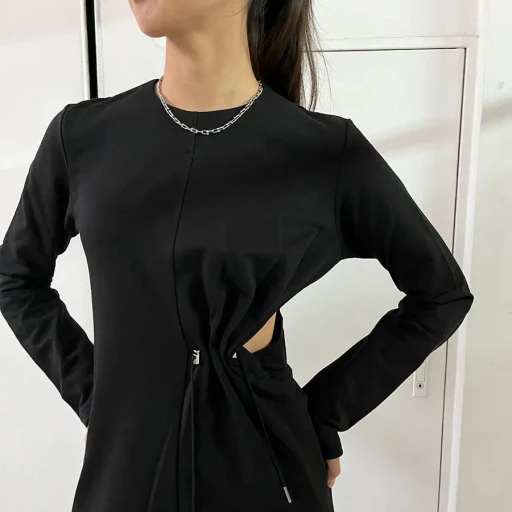 Drawstring Dress