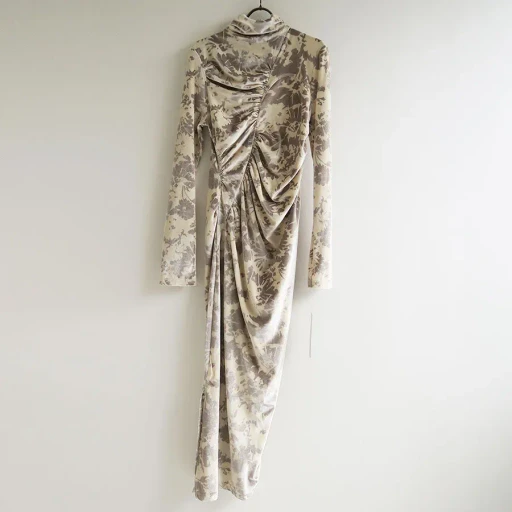 Asymmetric Jersey Dress