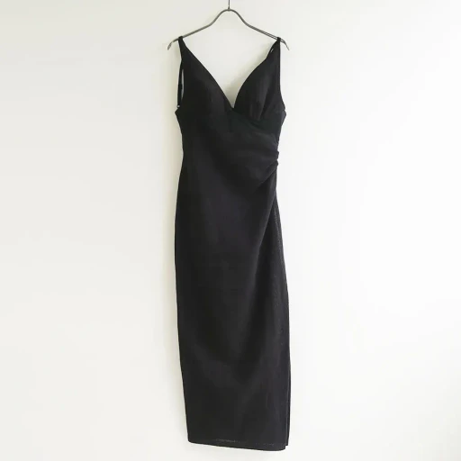 Draped Bustier Dress