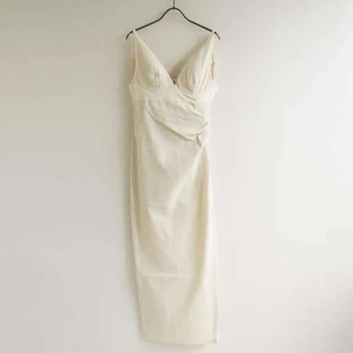 Draped Bustier Dress