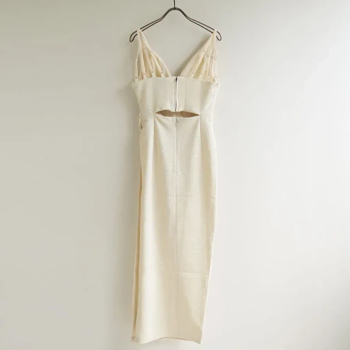 Draped Bustier Dress