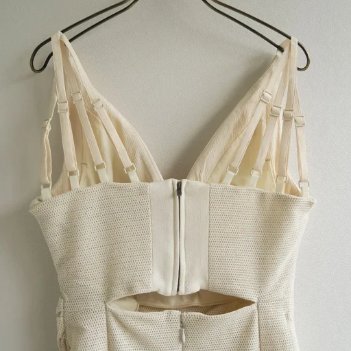 Draped Bustier Dress