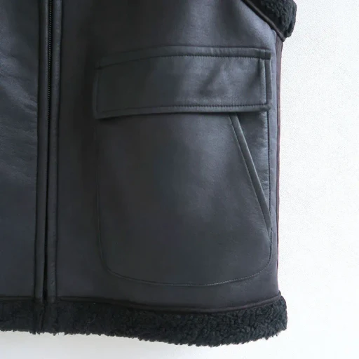 Reracs Mouton High Neck Vest