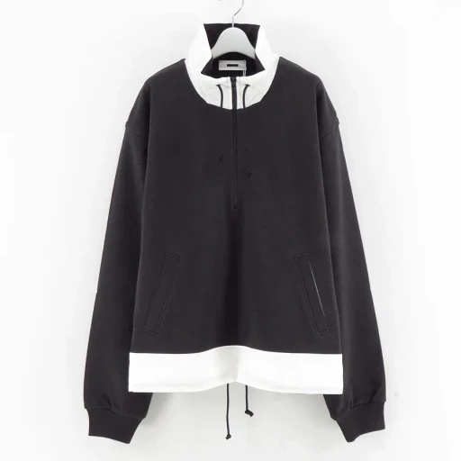 Stand Coller Half Zipp Sweat