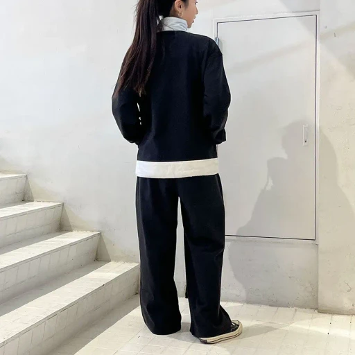 Stand Coller Half Zipp Sweat