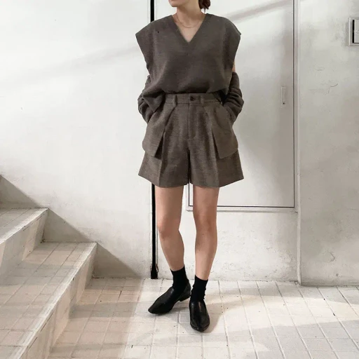 Herringbone Shorts