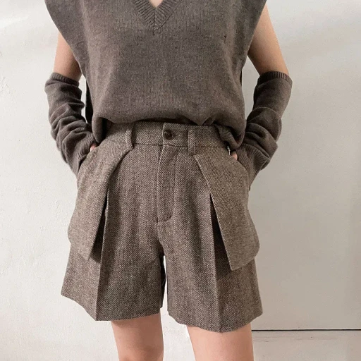 Herringbone Shorts