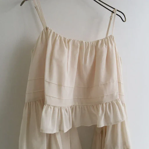 Cotton Voile Tiered Camisole