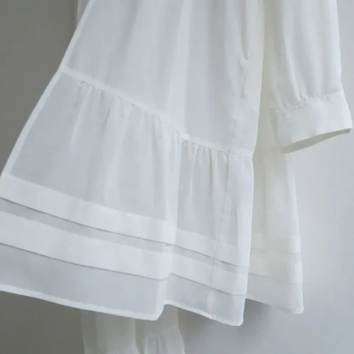 Cotton Voile Tiered Dress