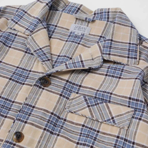 Plaid Sleeping Jacket