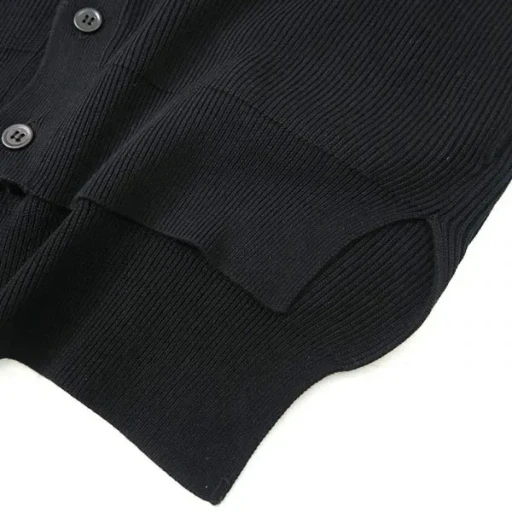 High Density Cotton Knit Cardigan