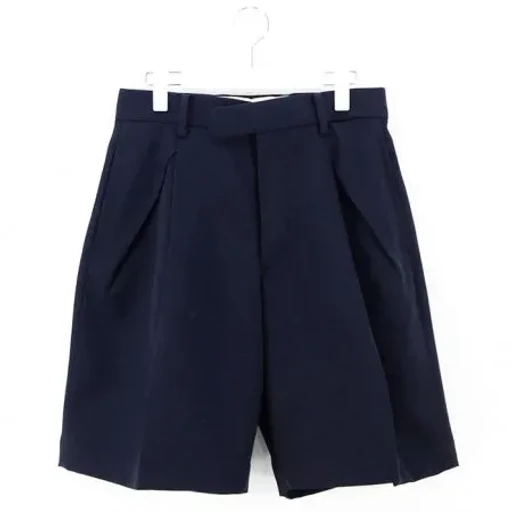 Wool Serge Tack Shorts
