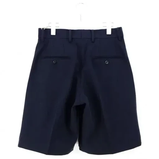Wool Serge Tack Shorts