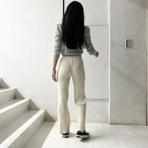 Ribbed Pants