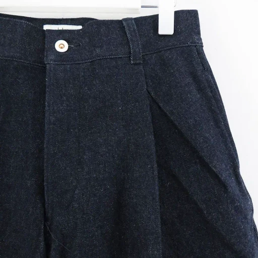Hl Olive Denim Tuckshorts