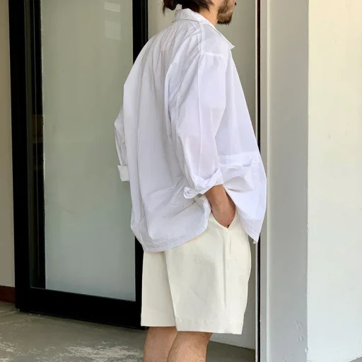 Hl Olive Denim Tuckshorts