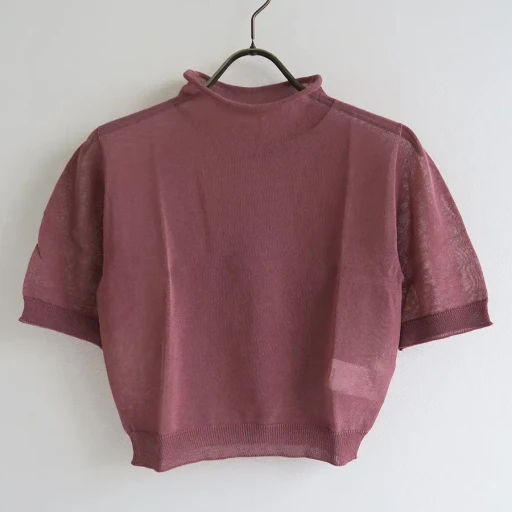 Sheer Cropped Knit