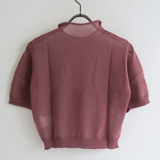 Sheer Cropped Knit