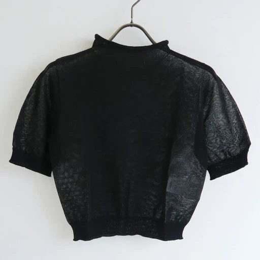 Sheer Cropped Knit