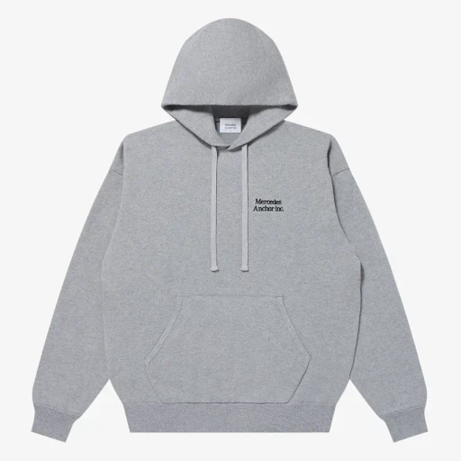 Cashmere Blended Cotton Knit Hoodie