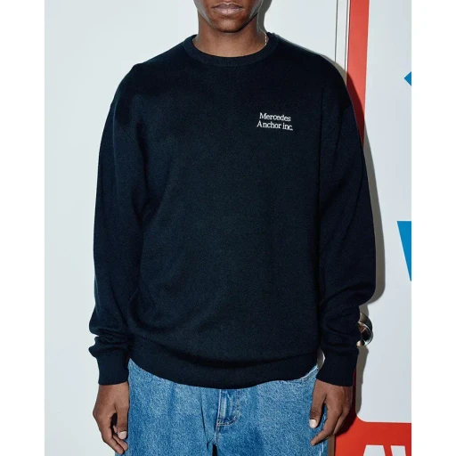 Cashmere Blended Crew Knit Sweater