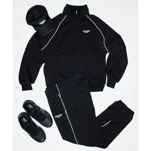 Reflective Sport Poly Track Pants