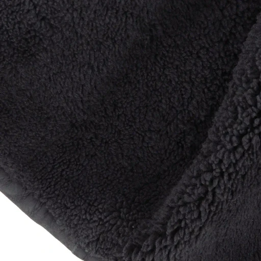 Mouton Zip Leather Hoodie