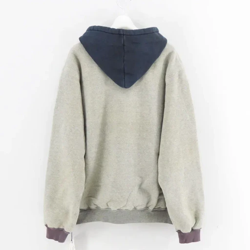 Vintage Attached Hood Sweat Parka