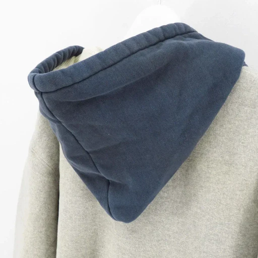Vintage Attached Hood Sweat Parka