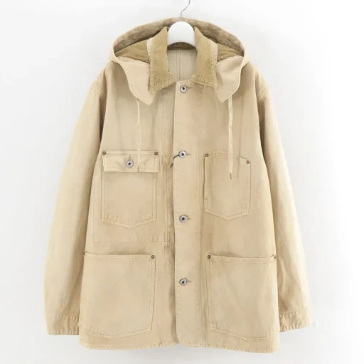 Vintage Silk Hemp Coverall Jacket