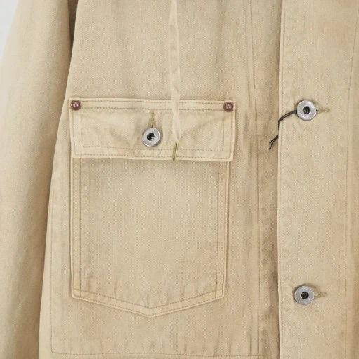 Vintage Silk Hemp Coverall Jacket