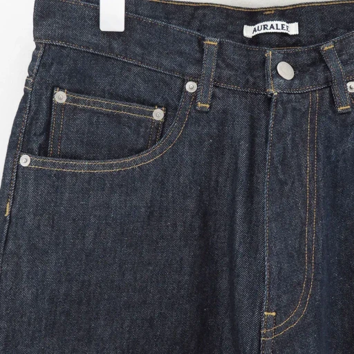 Hard Twist Denim Wide Pants