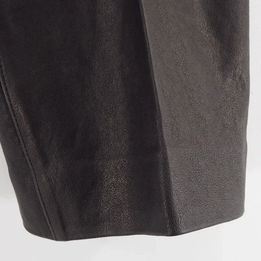 Textured Lamb Leather Pants