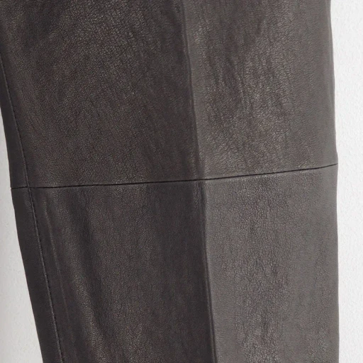 Textured Lamb Leather Pants