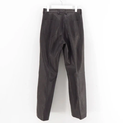 Textured Lamb Leather Pants