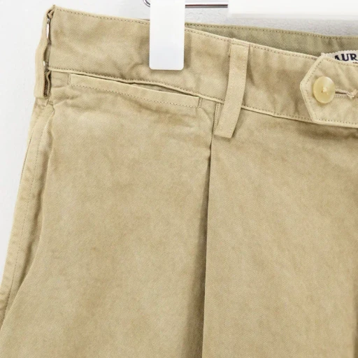 Garment-Dyed Finx Light Chino One-Tuck Wide Pants