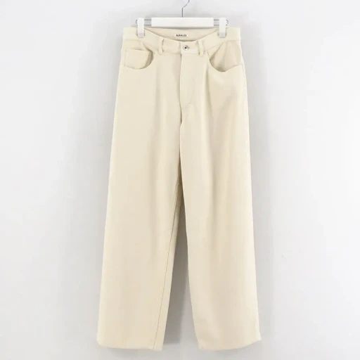 Silk Nep Denim 5P Wide Pants