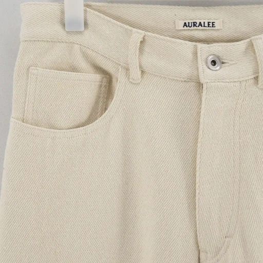 Silk Nep Denim 5P Wide Pants