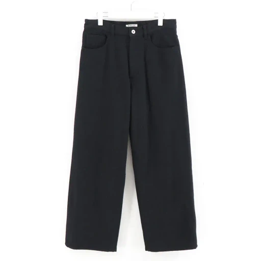 Silk Nep Denim 5P Wide Pants