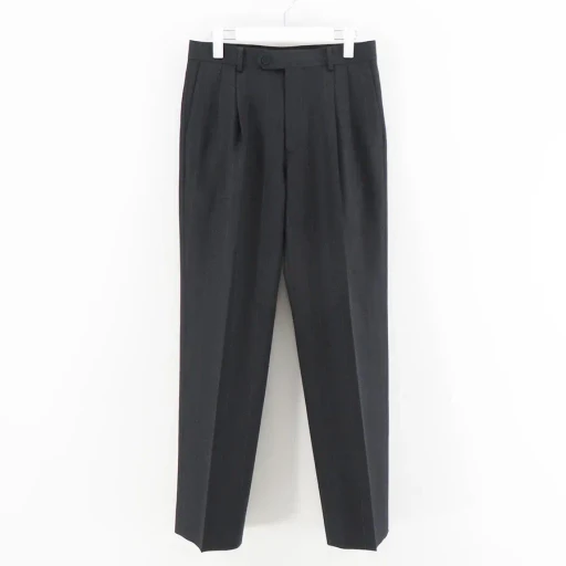 Bluefaced Wool Two-Tuck Slacks