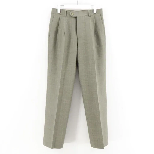 Bluefaced Wool Two-Tuck Slacks