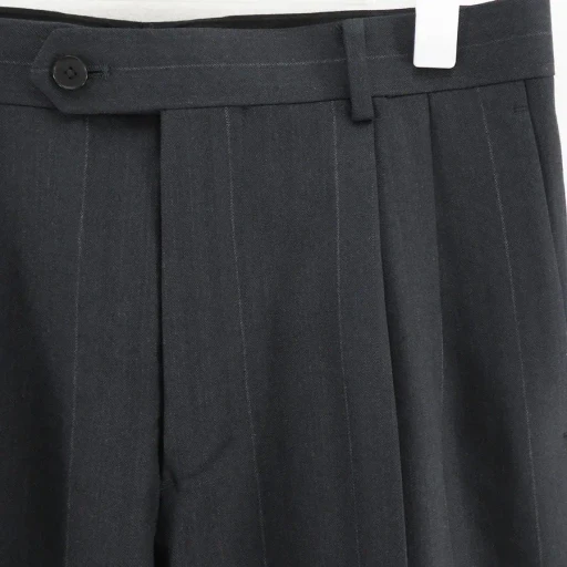 Bluefaced Wool Two-Tuck Slacks