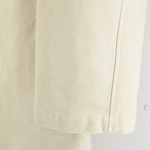 Garment-Dyed Organic Cotton Heavy Twill Short Coat
