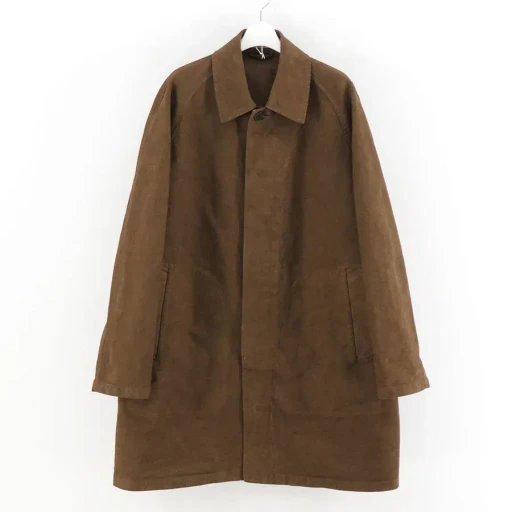 Garment-Dyed Organic Cotton Heavy Twill Short Coat