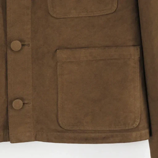 Garment-Dyed Organic Cotton Heavy Twillshort Work Jacket