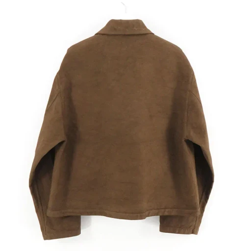 Garment-Dyed Organic Cotton Heavy Twillshort Work Jacket