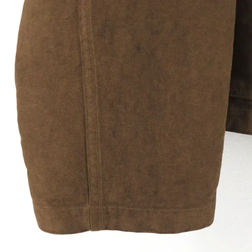 Garment-Dyed Organic Cotton Heavy Twillshort Work Jacket