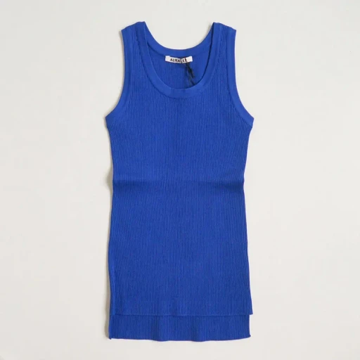 Giza High Gauge Rib Knit Tank